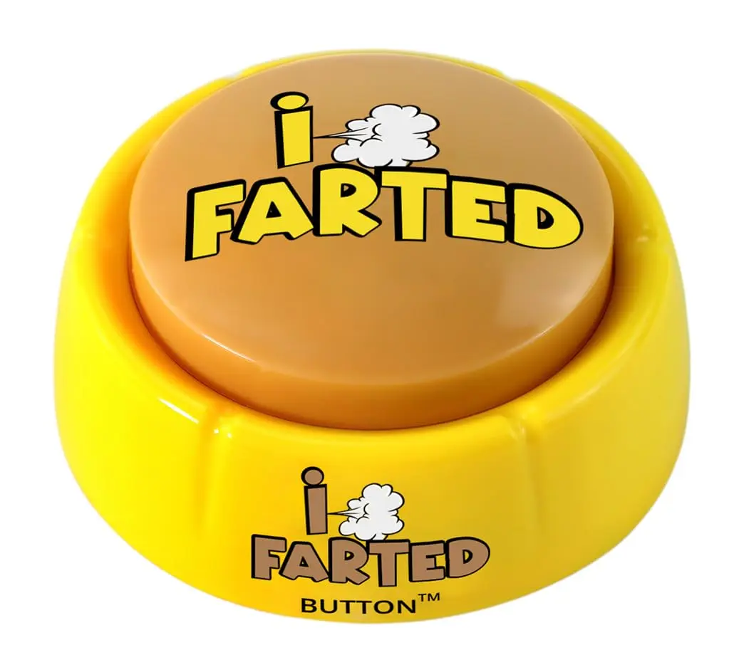 Talkie Toys Products I Farted Button - Plays 10 Funny I Farted Sayings - Press to Alert People When You Fart