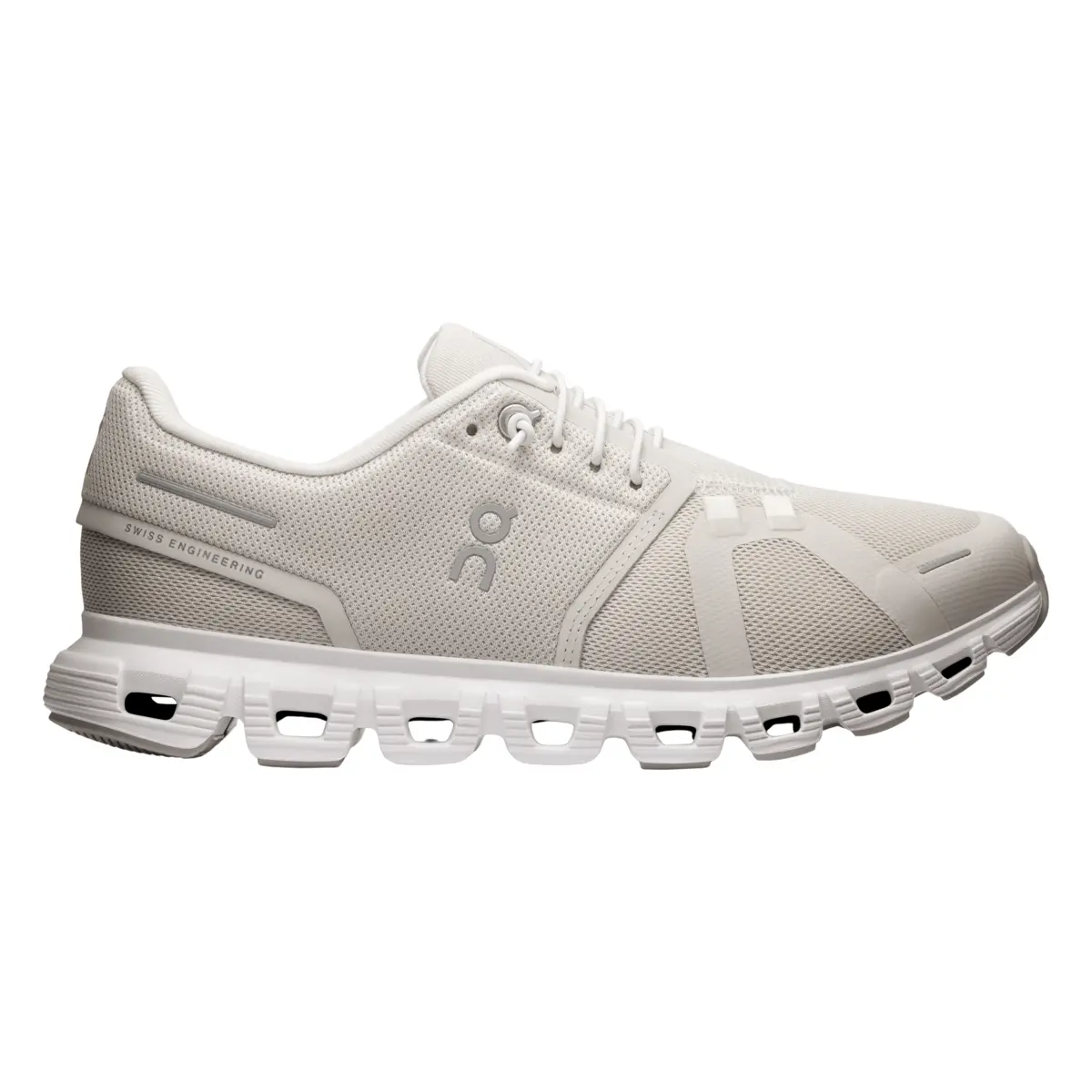 On Running Cloud 6 Wide Pearl White Women's Fashion Shoes New