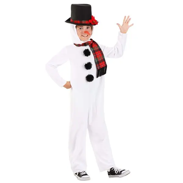Kid's Jolly Snowman Costume