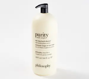 philosophy mega-size 64oz purity made simple 1 step facial cleanser Cleansing Oil Moisture philosophy mega-size 64oz purity made simple 1 step facial cleanser Cleansing Oil Moisture
