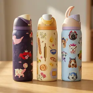 [NEW 2026]Limited Edition (go halvsies)(Brunch Bunch) (ThePuppy of Yesteryear) BetterQuality BrandAlternative 32oz BPA-Free Water Bottle Leak-ProofandStylish for Everyday Use, Gift For Her/Him SS2