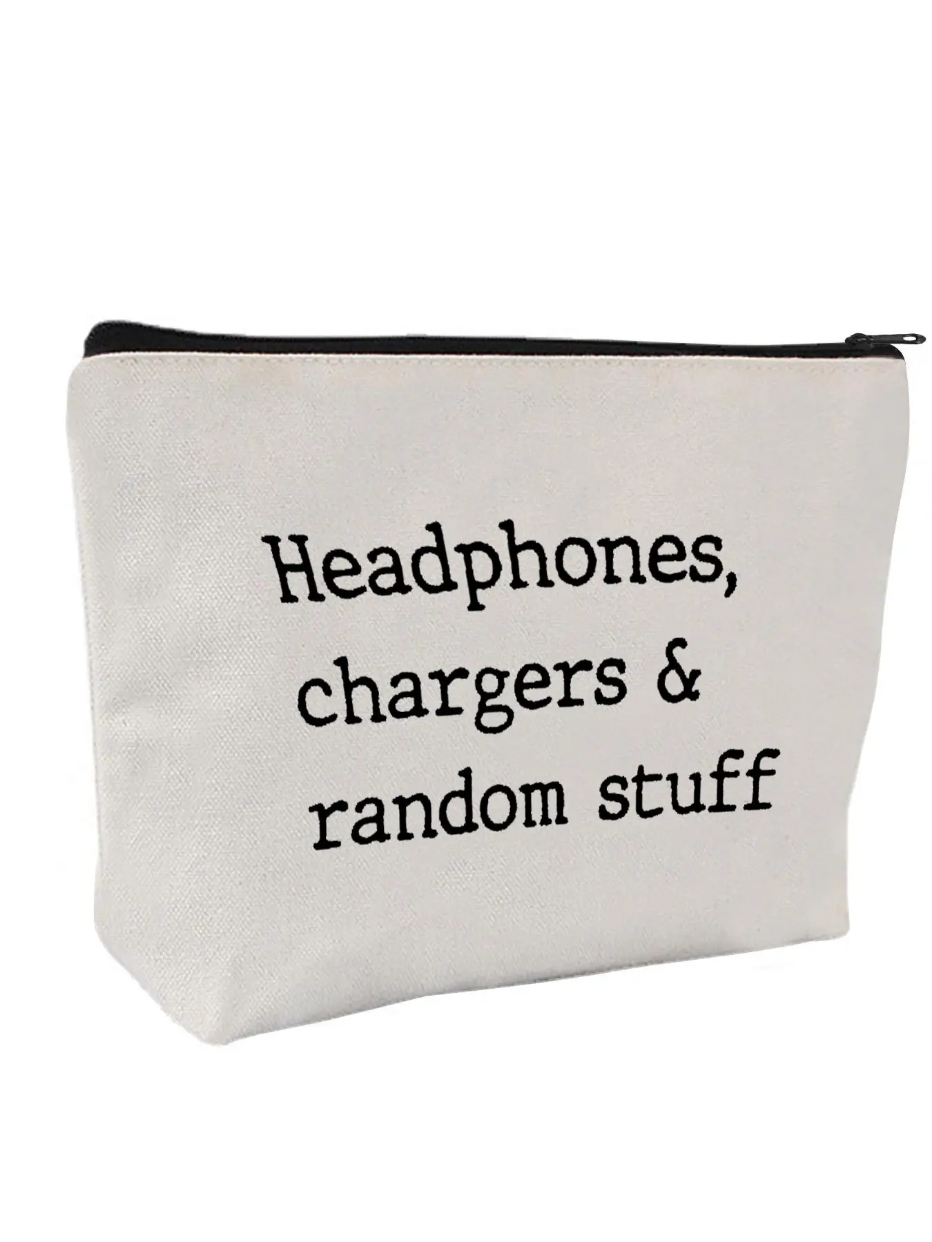 Letter Pattern Case, 2025 Earphones Storage Bag, Chargers and Cables Bag, Personalized Charger Pouch, Dad Gift for Father's Day, Men Birthday Present, Headphone Pouch, Earbuds Headphones, Headphones Accessories Charging