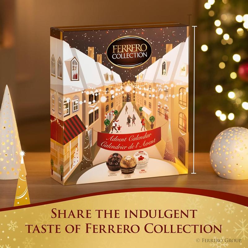 HOT - Ferrero Collection Holiday Advent Calendar 2025, Premium Assorted Christmas Gift Box, 24 Piece, 9.1 oz