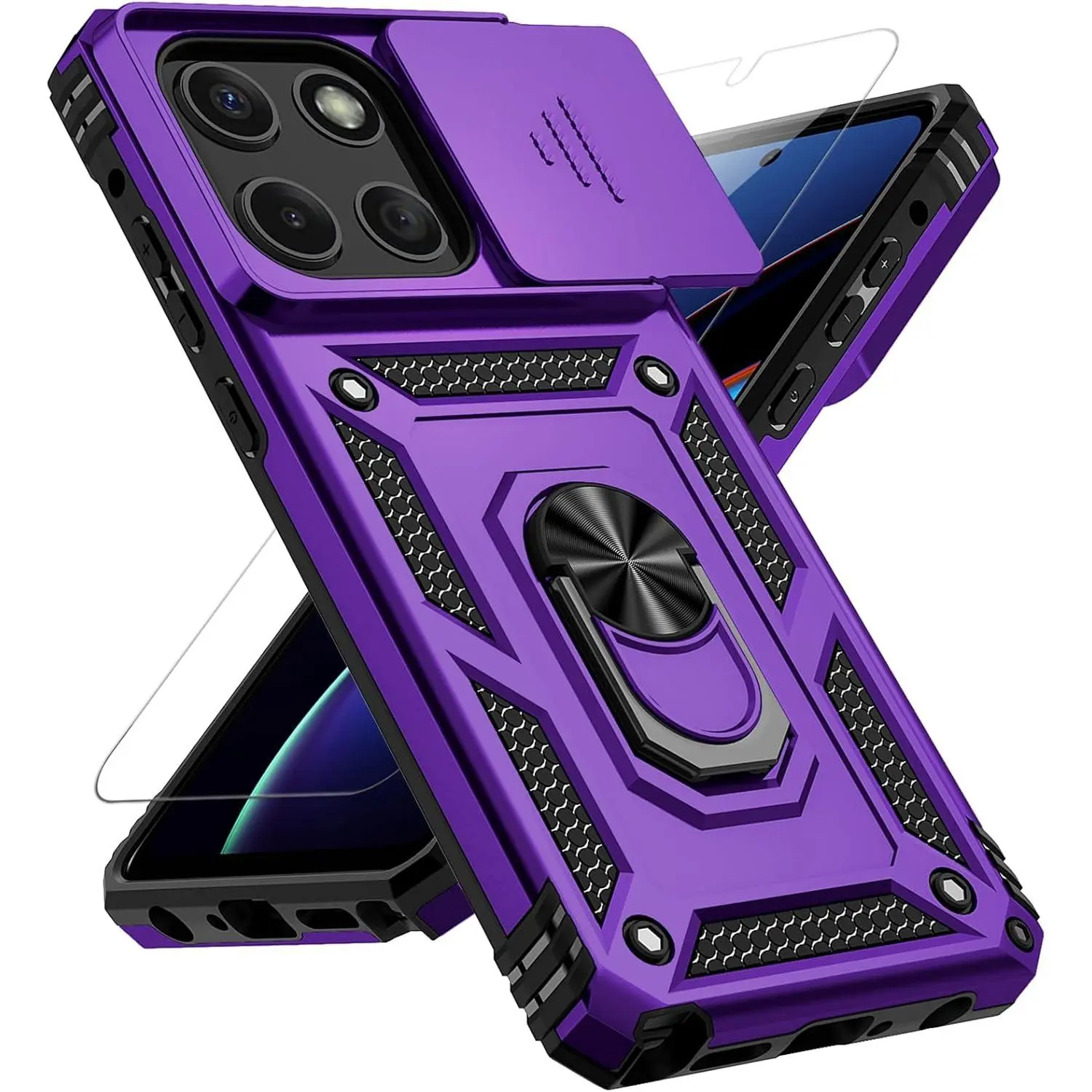 Purple w/ Slide Camera 2nd gen. Military Grade