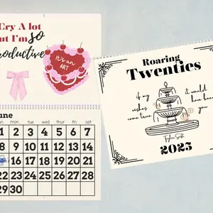 2025 Roaring Twenties Calender Eras Tour 2025 Calender Christmas Gift For Music Lover Hangable