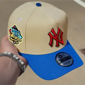 New Era 2025 MLB Yankees Dodgers Urban Embroidered Baseball Cap Beige Blue Curved Brim Hat, New York Style Streetwear Sports Cap for Men Women Casual Hip Hop Fashion