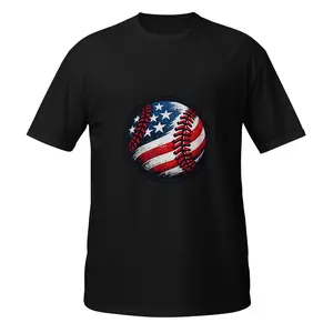 Red. White. Baseball Short-Sleeve Unisex T-Shirt