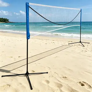 GLOOKUltra-Lightweight & Portable Volleyball, Badminton, and Tennis Net—Weighing Just 6.3 lbs. Features Dual-Height Adjustment for Both Tennis and Badminton. Requires No Assembly and Is Easy to Store, Allowing You to Practice Anytime, Anywhere