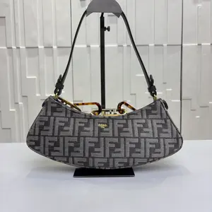 Pre-owned FENDI Fabric Shoulder Bags O'Lock Shoulder Bag #C13346353595 A120