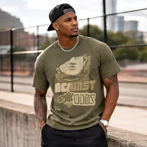 All Odds Olive Sneaker Matching Shirt, Green Streetwear Graphic Tee, Minimal Urban Outfit Unisex Sneakerhead Shirt