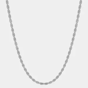 Rope Chain - White Gold
