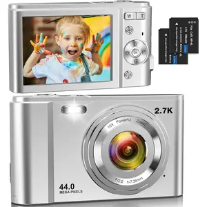 Digital Camera for  with 32GB Card FHD 1080P 48MP Autofocus Point and Shoot Camera with 2 , 16X Zoom, Compact Small Portable Camera for  Teens ()