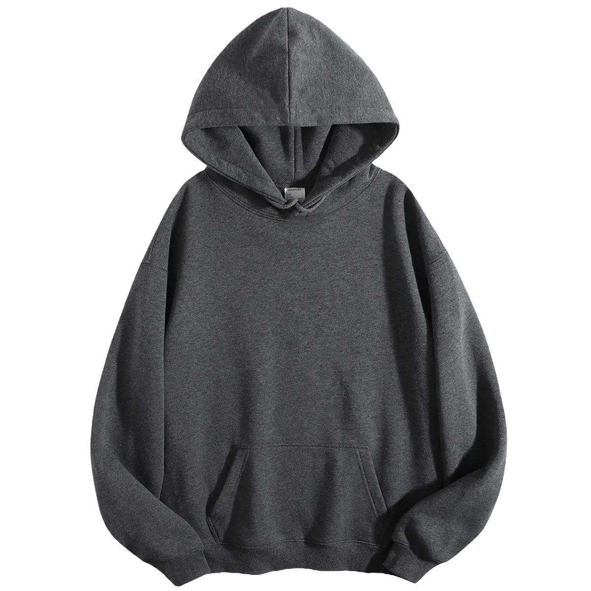 Holafish Women's Brushed Fleece Hoodie - 50% Cotton 50% Polyester Solid Color Pullover for Cozy Fall & Winter