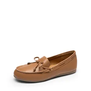 Dream Pairs Women's Loafers Comfortable Dressy Slip-on Business Casual Work Shoes Bow-Knot Office Faux Leather Driving Round Toe Flats Loafers