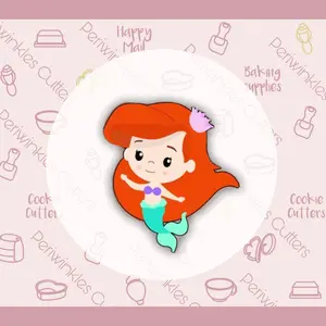 Mermaid Girl Cookie Cutter