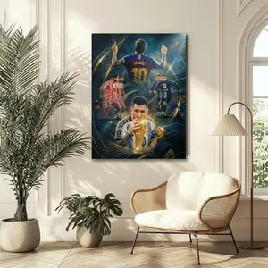 Lionel Messi Wall Art | Football Artwork | Poster