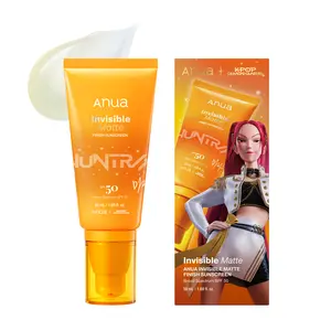 [Anua] K-POP Demon Hunter Version Invisible Matte Finish Sunscreen I Broad Spectrum SPF50, Clear Gel, Non Comedogenic UV Filters, All Skin Types, Lightweight Poreless Prime