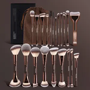 Maange 21-Piece Professional Makeup Brush Set with Storage Bag, Includes Foundation, Blush, Powder, Eyeshadow, Mascara Brushes, Perfect Gift for Women, Makeup Brush Kit