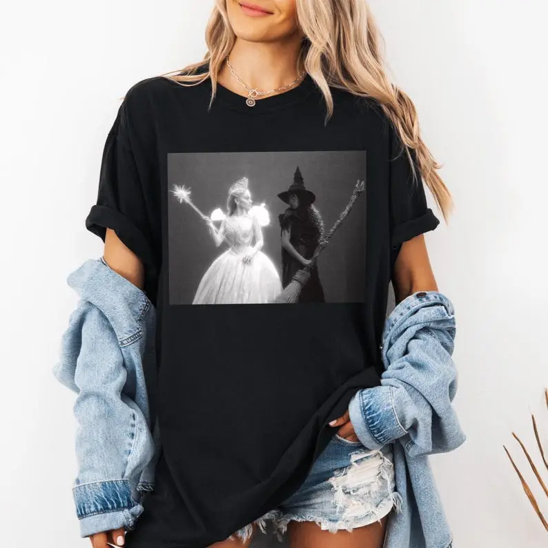 Comfort Colors® Wicked For Good Shirt, Wicked Movie Shirt, Broadway Graphic Tee,  T-Shirt, Good Witch Bad Witch Top