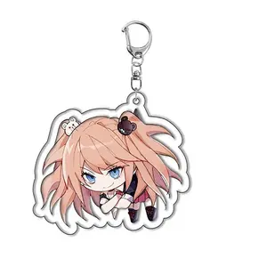 Danganronpa Double Sided Acrylic Keychain Fans Collection Anime Game Figures Nanami ChiaKi Nagito Komaeda Pendant Cute Trinket