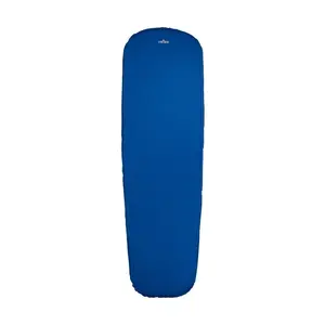 Self-Inflating Sleeping Pad 73"x21"/16"x2" R-Value 4.0 Anatomic Camp Mat Blue