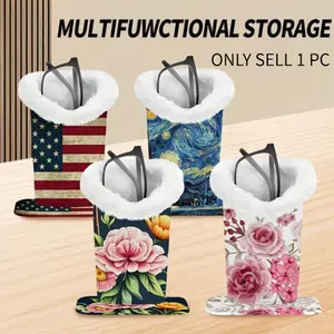 1 Fleece-lined Scratch-resistant Eyeglass Case, High-end Magnetic Fuzzy Eyeglass Case for Scratch and Pressure Resistance, Suitable for Nightstand, Workstation Desk Storage, Easter, Mother's Day, and Birthday Gift