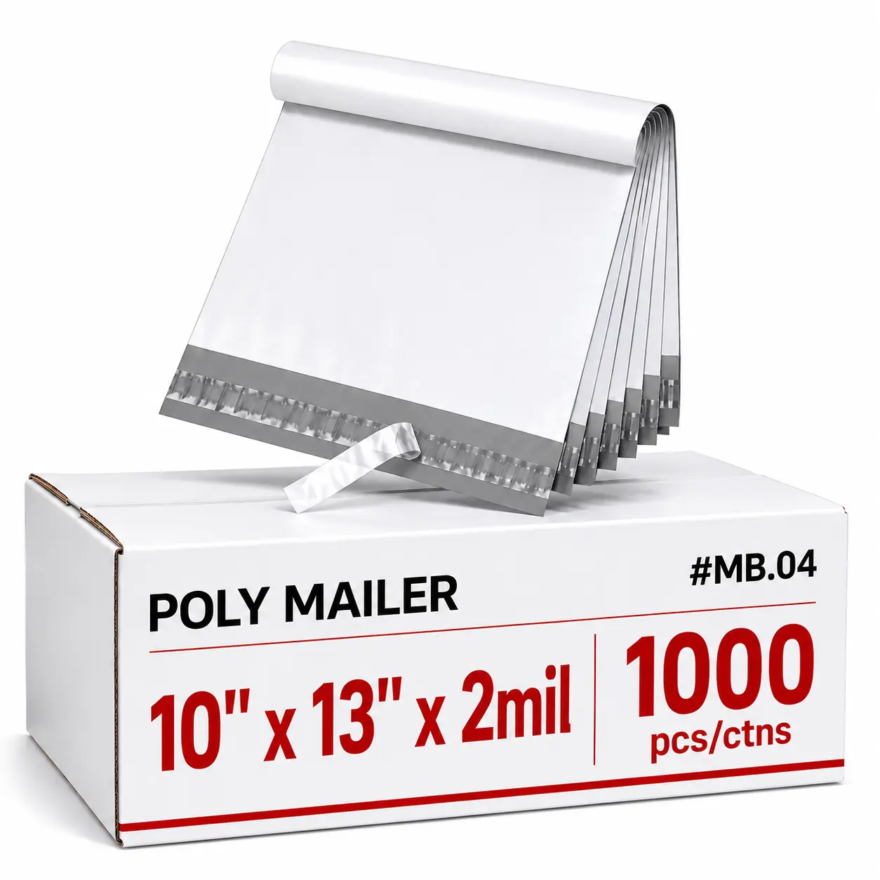 TP HTOWN Poly Mailers 10 x 13 Inches 1000PCS – Self Seal Shipping Bags Waterproof Poly Mailing Envelopes for Small Business Packaging