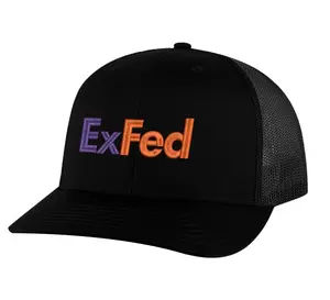 ExFed Trucker Hat – Funny FedEx Parody Mesh Cap for Delivery Drivers