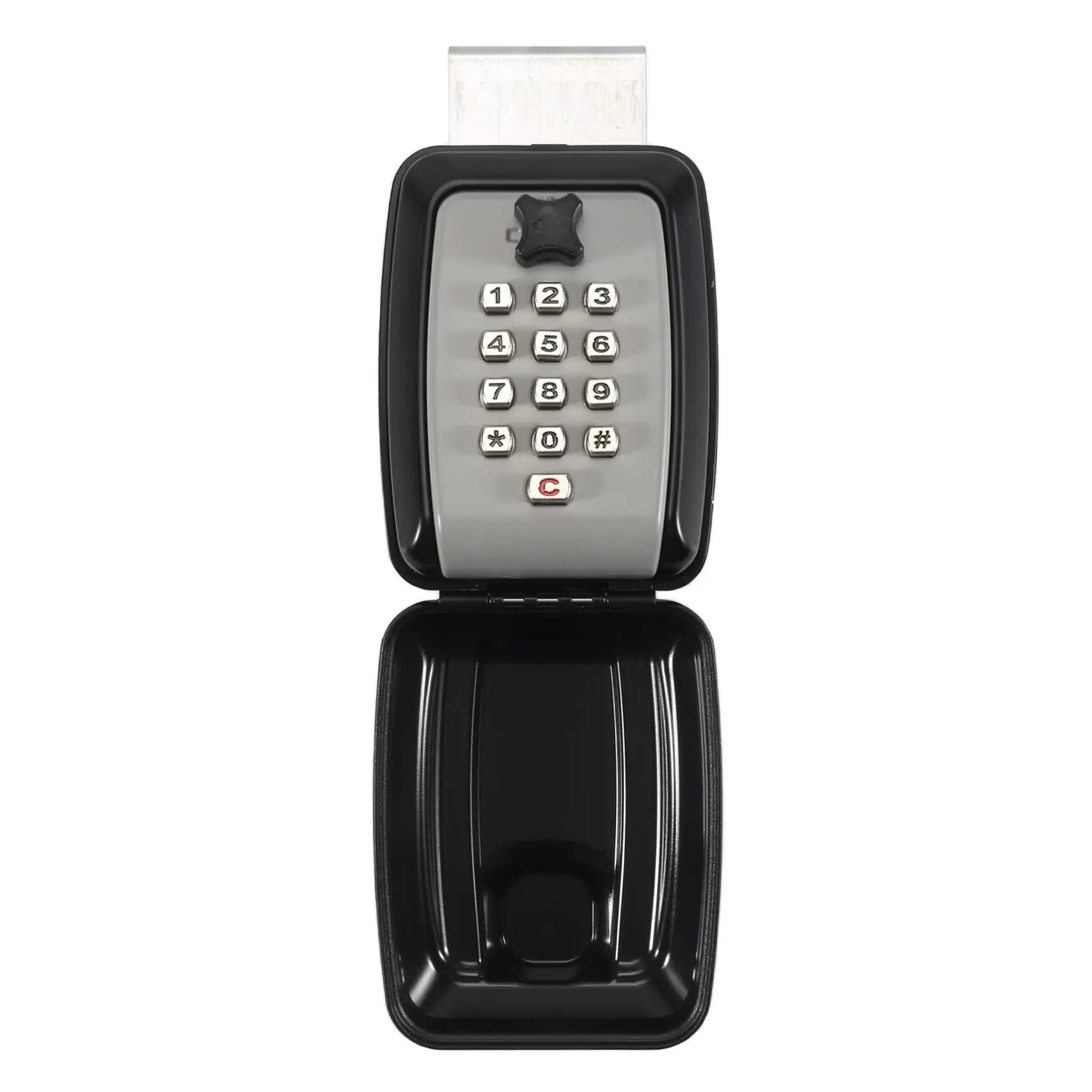 Security Compact Portable Car Window Punch Key Safe Lock Box for Carpooling, Turo