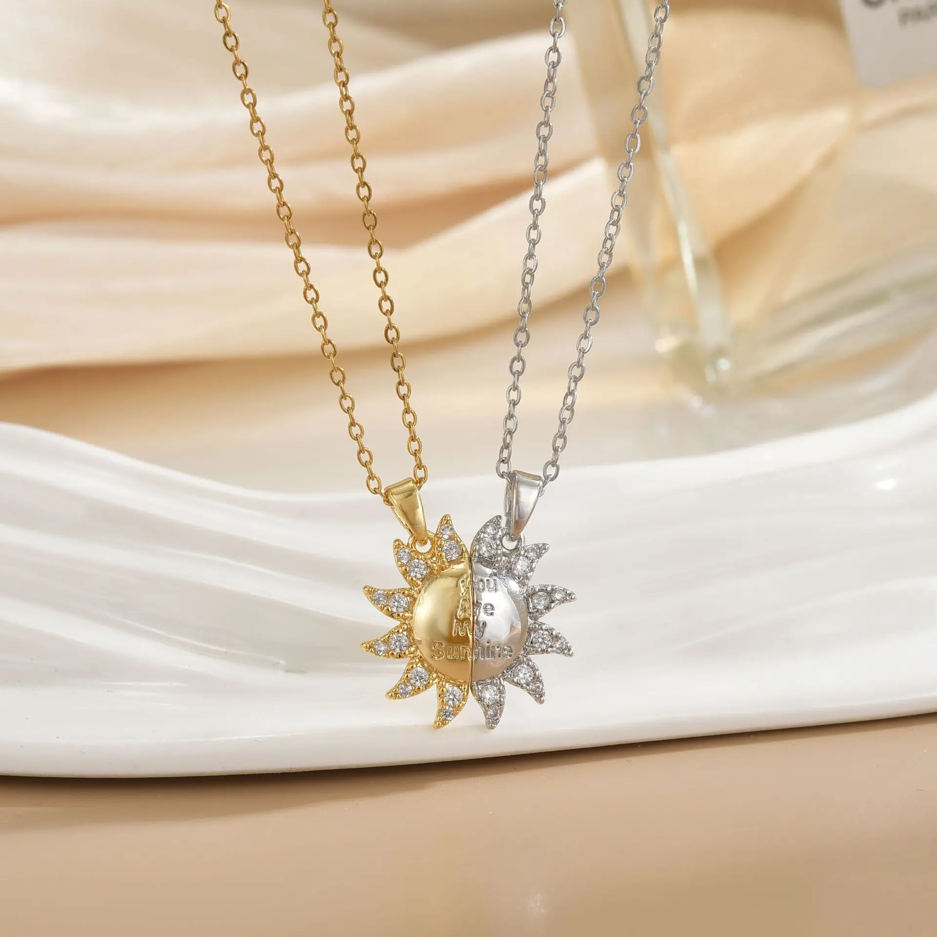 Magnetic couple necklace 23