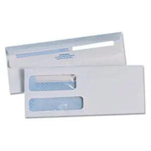 Quality Park Products  Envelope-Dblwdw- White Wove- 24 lb- No 9- WE