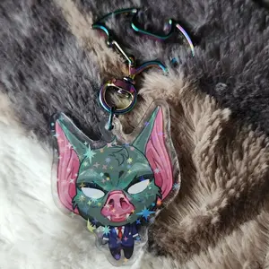 PRE-ORDER Holographic Dispatch Sonar Keychain Charm 2 in.