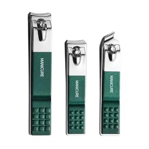 3pcs Stainless Nail Clipper Set, Manicure Supplies Home Use Nail Trimmer Kit, Perfect for Daily Use, Party Gifts, Christmas New Year Presents, Ideal for Family Friends Colleagues