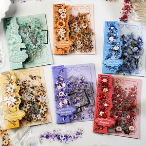 20 Sheets/bag Decorative Sticker Pack, Geometric & Floral Patterns, Floral Designs, Hand Account Supplies, Water Bottle Multi-Scene Decoration