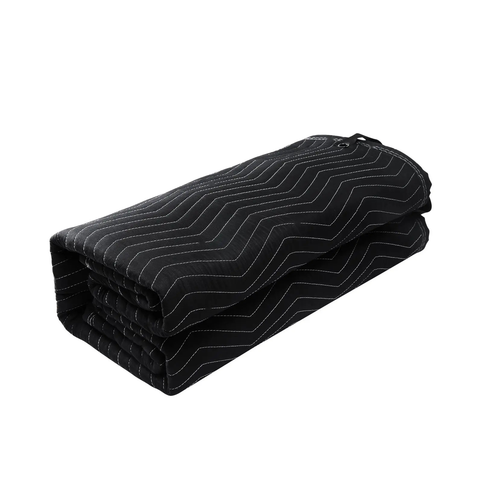 Sound Dampening Blanket, 96 X 80 Inches, Extra Large Studio Grommeted Noise Blocking Blanket with Durable Metal Grommets, Door Acoustic Insulation, Light Blocking Sheet, Studio Sound Absorption, Black