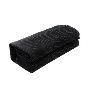Sound Dampening Blanket, 96 X 80 Inches, Extra Large Studio Grommeted Noise Blocking Blanket with Durable Metal Grommets, Door Acoustic Insulation, Light Blocking Sheet, Studio Sound Absorption, Black