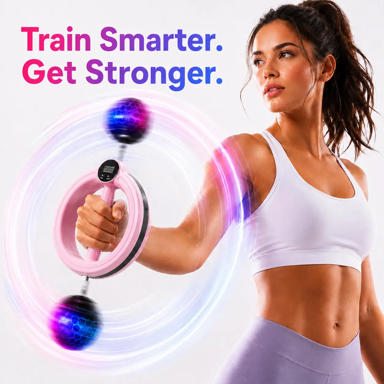 2026 Upgraded Hand Crank Trainer 360° Rotating Wrist & Forearm Trainer for Men and Women, Grip Strengthener Chest and Arm Trainer, Upper Body Strength Tool for Arms, Shoulders & Chest, Portable Home Gym Fitness Equipment Summervibes