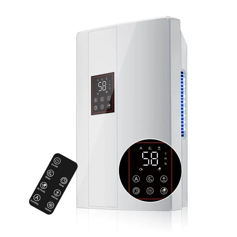 Household Mini Dehumidifier - Compact 30*20cm Size, Silent Operation, Reduces Power Consumption, Air Purification, Inhibits Mold & Bacteria Growth, Protects Furniture & Textiles, for Basement, Closed Spaces, All Year Round Use