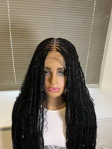 30 inch full lace boho man braided wig.