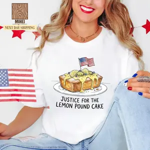 Justice For Lemon Pound Cake Tee, Funny Vintage Us Shirt