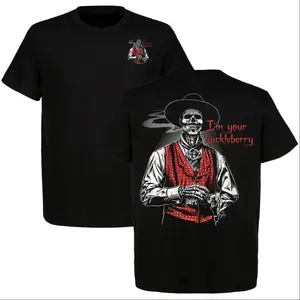 Doc Holliday I'm Your Huckleberry Old West Death Dealers T-Shirt, Tombstone Ghost Town Zombie Shirt, Western Fashion, Cowboy Style, Old West