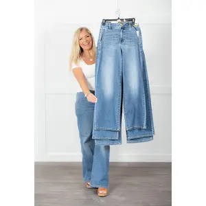 The Elena Judy Blue Trouser Jeans