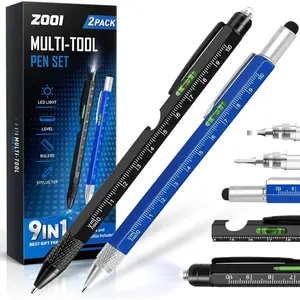 Valentines Day Gifts for Him Men, 9-1 Multitool Pen, Mens Dad Gifts for Men Who Have Everything, Mens Valentines Day, Gifts for Brother, Grandpa, Husband, Cool Gadgets Tools
