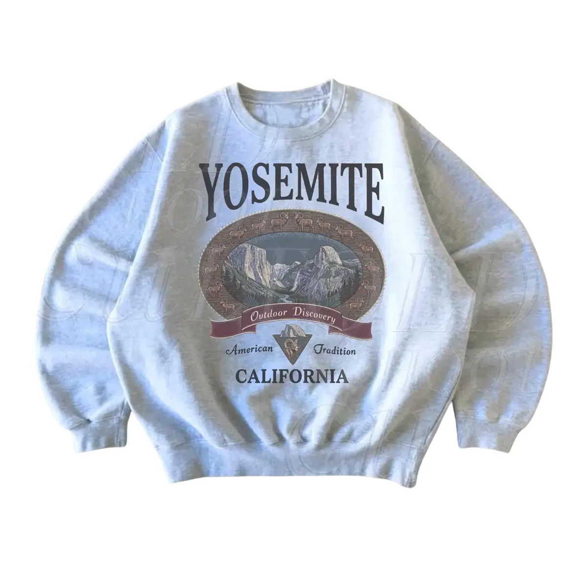 Retro Yosemite National Park Sweatshirt, Vintage 90s California Wildlife Graphic Crewneck, Nostalgia Hiking Gift