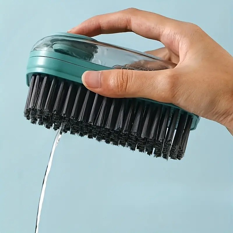 Multifunctional Liquid Cleaning Brush, Soft Bristle Cleaning Tool, Clothes Hat Shoe Brush, Automatic Liquid Addition, Laundry Brush