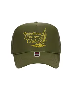 Leisure Club - Moss Green Foam Trucker Hat