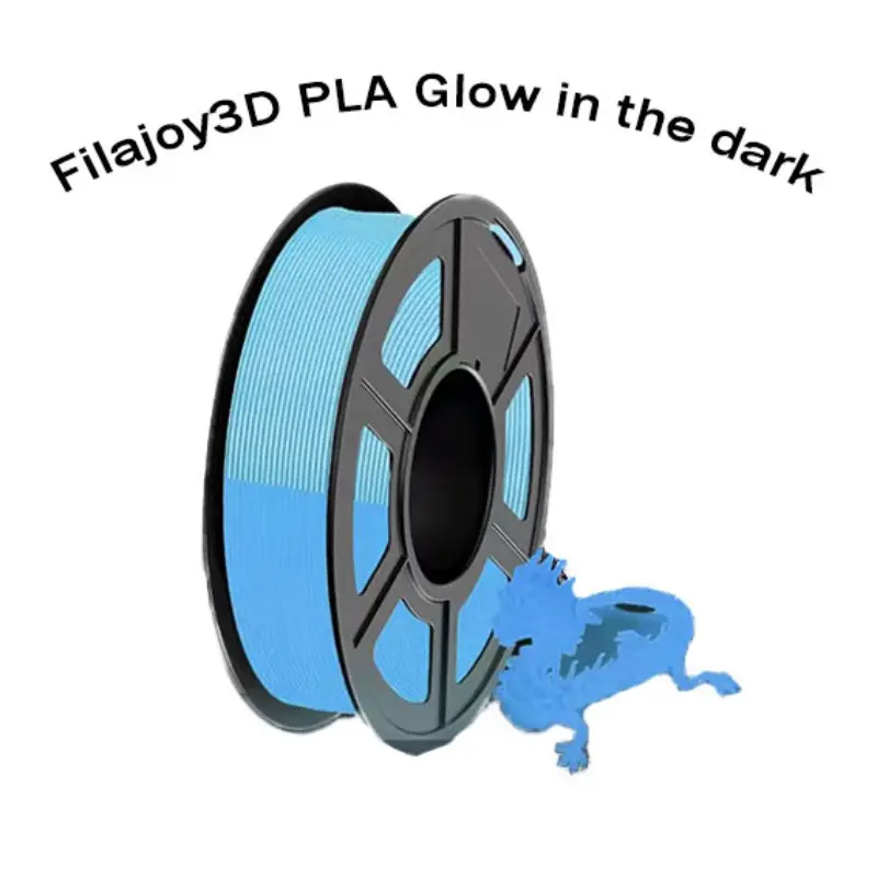 Glow in the Dark Pla Filament 1.75mm 250g, Long-Lasting Luminescent for DIY Holiday Decorations, Creative Gift Making