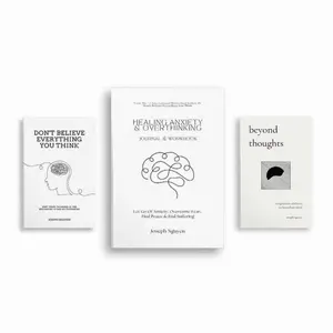 Beyond Suffering Bundle: Don't Believe Everything You Think, Beyond Thoughts, Healing Anxiety & Overthinking Workbook/Journal - 3 Best-Selling Books in Leather-Look Edition