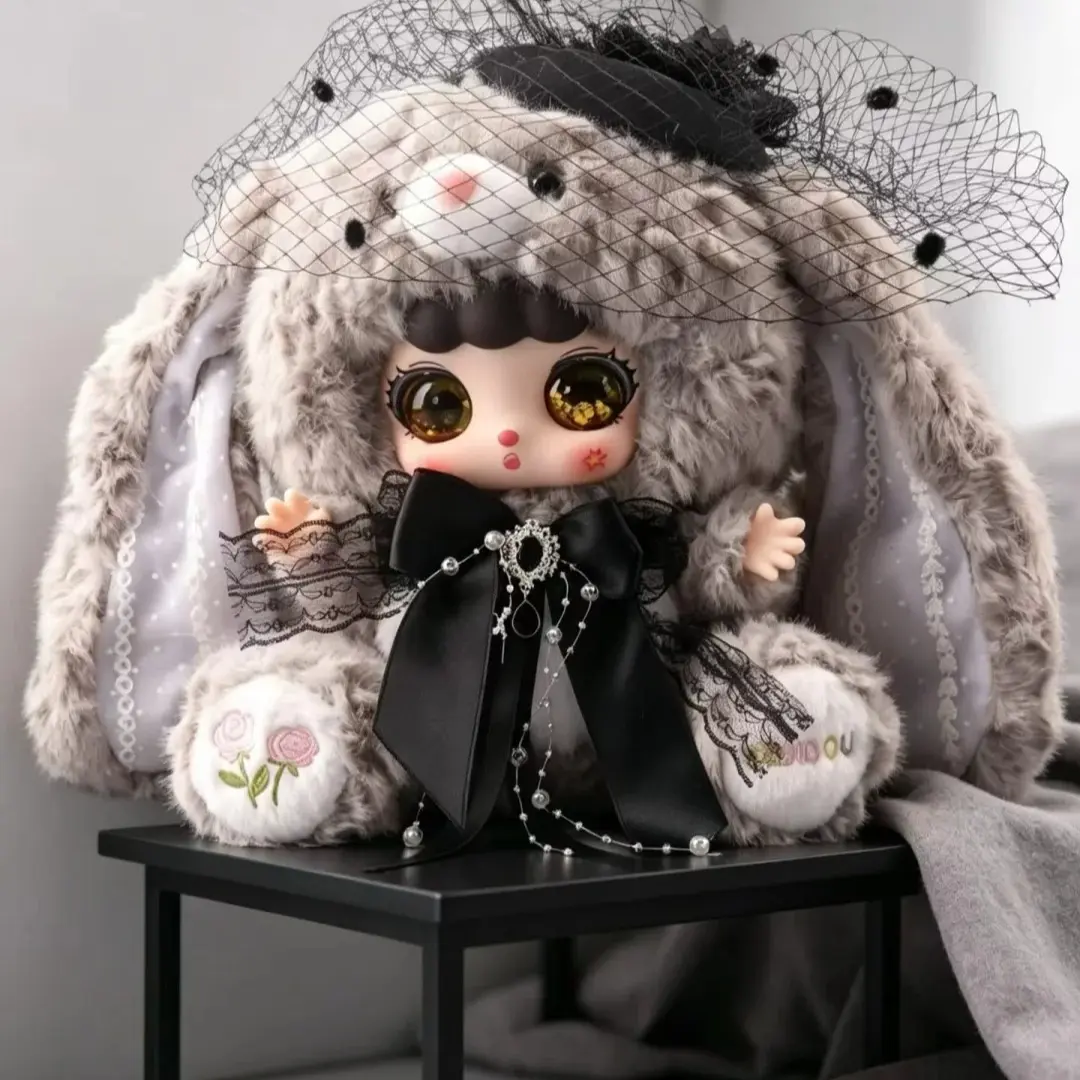 New! Kopi Bean 3rd Gen 600% Rabbit Theme Flower Rabbit Blind Box, Stuffed Toy Doll for Toys & Hobbies Collection