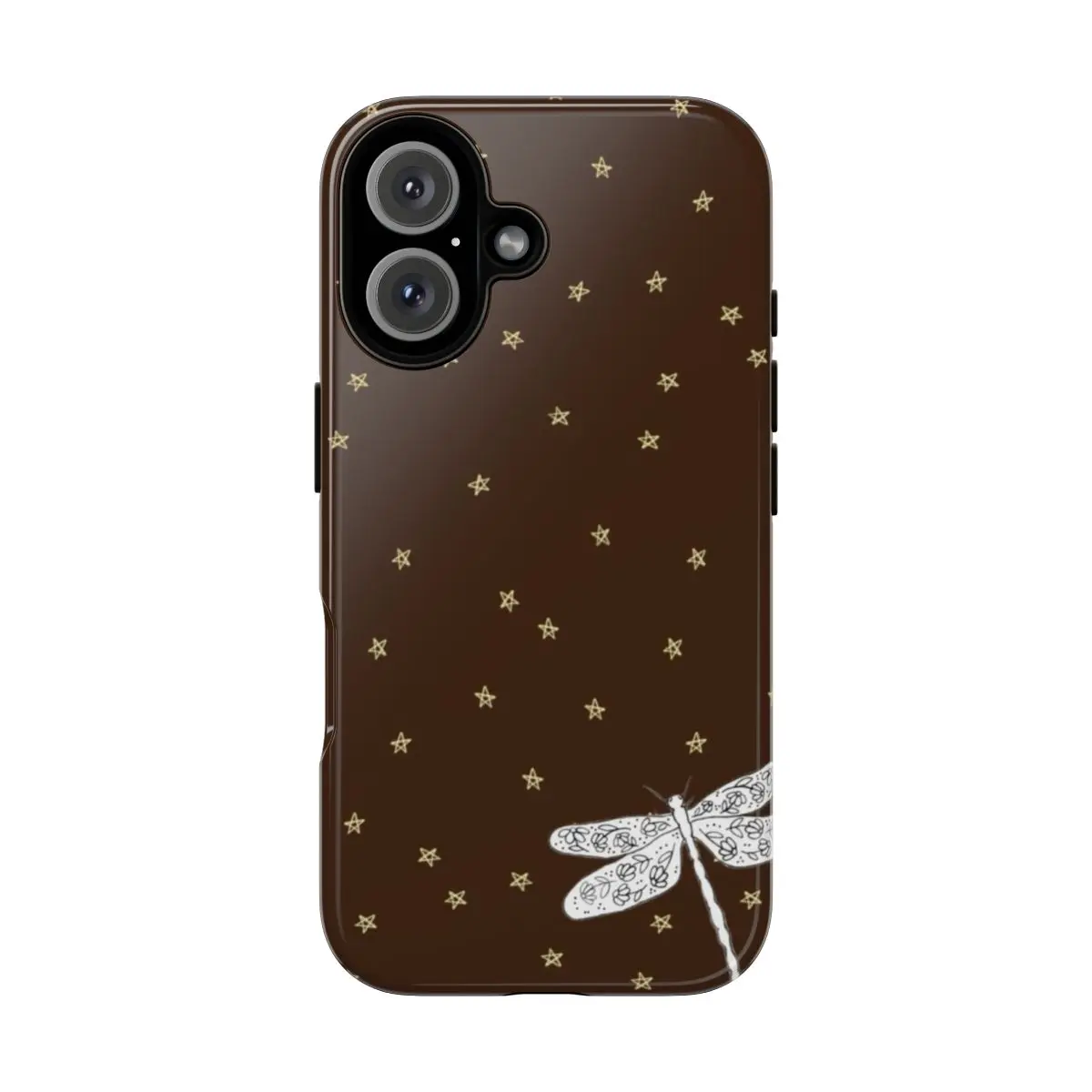 Whimsical Dragonfly Soft Floral Phone Casing - Vintage Botanical Insect Aesthetic, Elegant Fairycore Nature Art Accessories for iPhone 17 Pro Max,17 Air,17 Pro,16,15,14,13,12,11 Pro Max & Samsung Galaxy S21-S25 Cellphone Smartphone Devices